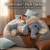 Giant Plush Elephant Appease Doll | Extra Large Soft Bed Pillow Cushion & Huggable Stuffed Animal up to 38.6 inches