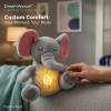 Weighted Sensory Elephant Stuffed Animal | Rhythmic Breathing Motion, Calming Music & 4-Mode Soother for Anxiety Relief