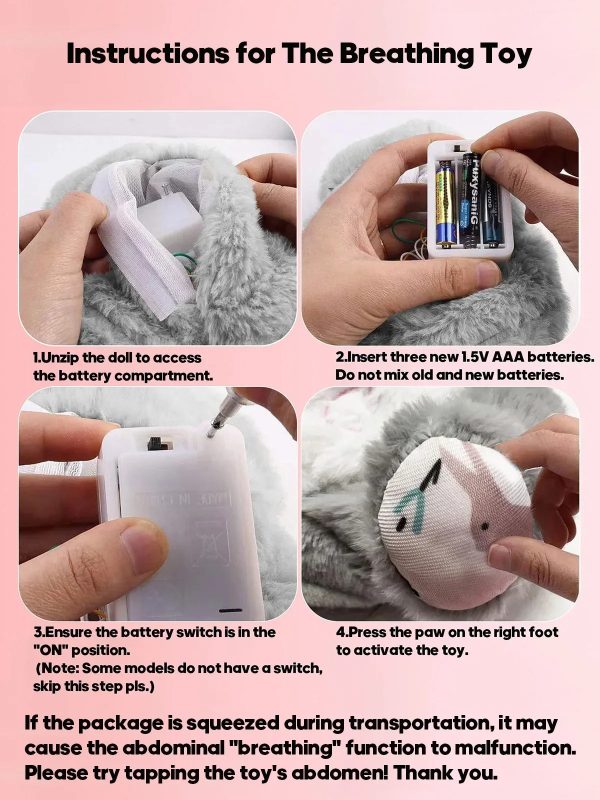 Weighted Sensory Elephant Stuffed Animal | Rhythmic Breathing Motion, Calming Music & 4-Mode Soother for Anxiety Relief